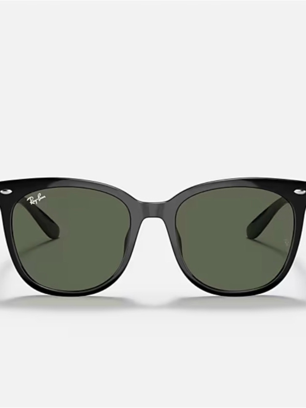 Ray-Ban Black Sunglasses with Gray Case Interior - Picture 8 of 9